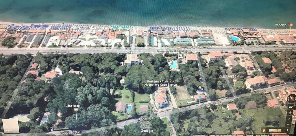 Residence Casa Bianca Marina di Massa Kültér fotó